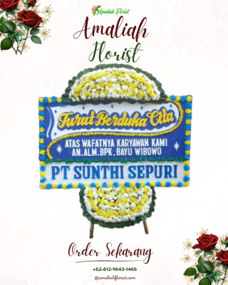 Papan Bunga Duka di Aweku